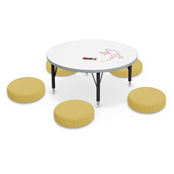MooreCo 90527-878XX BUNDLE - Activity Table with 5-Pack Dots w/Rocking Base