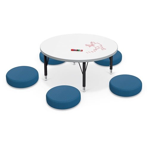 MooreCo 90527-878XX BUNDLE - Activity Table with 5-Pack Dots w/Rocking Base - SchoolOutlet