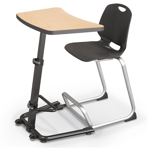 Mooreco Up-Rite Student Table - Backer Back Surface - Black Edgeband (Mooreco 90532) - SchoolOutlet