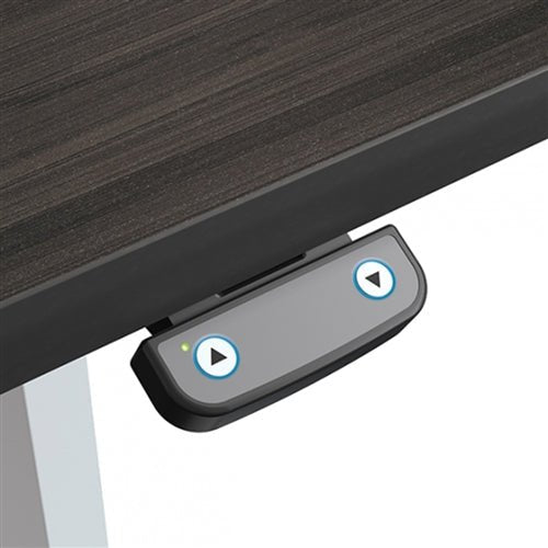 Mooreco Up-Rite Electric Height Adjust Desk - Rectangle - 60"W x 30"D - Black Edgeband (Mooreco 91153-A) - SchoolOutlet