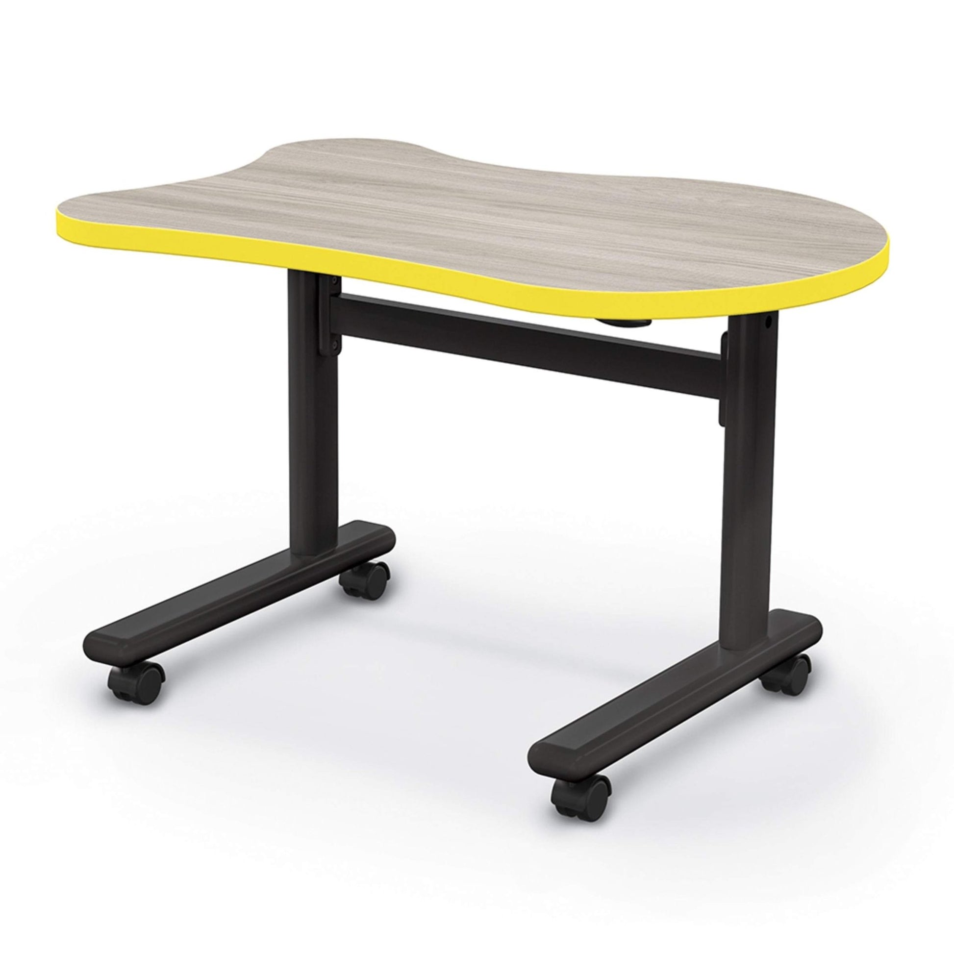 Mooreco Height Adjustable Flipper Desk - Beluga (MOR-91186-B-XXXX-XX) - SchoolOutlet