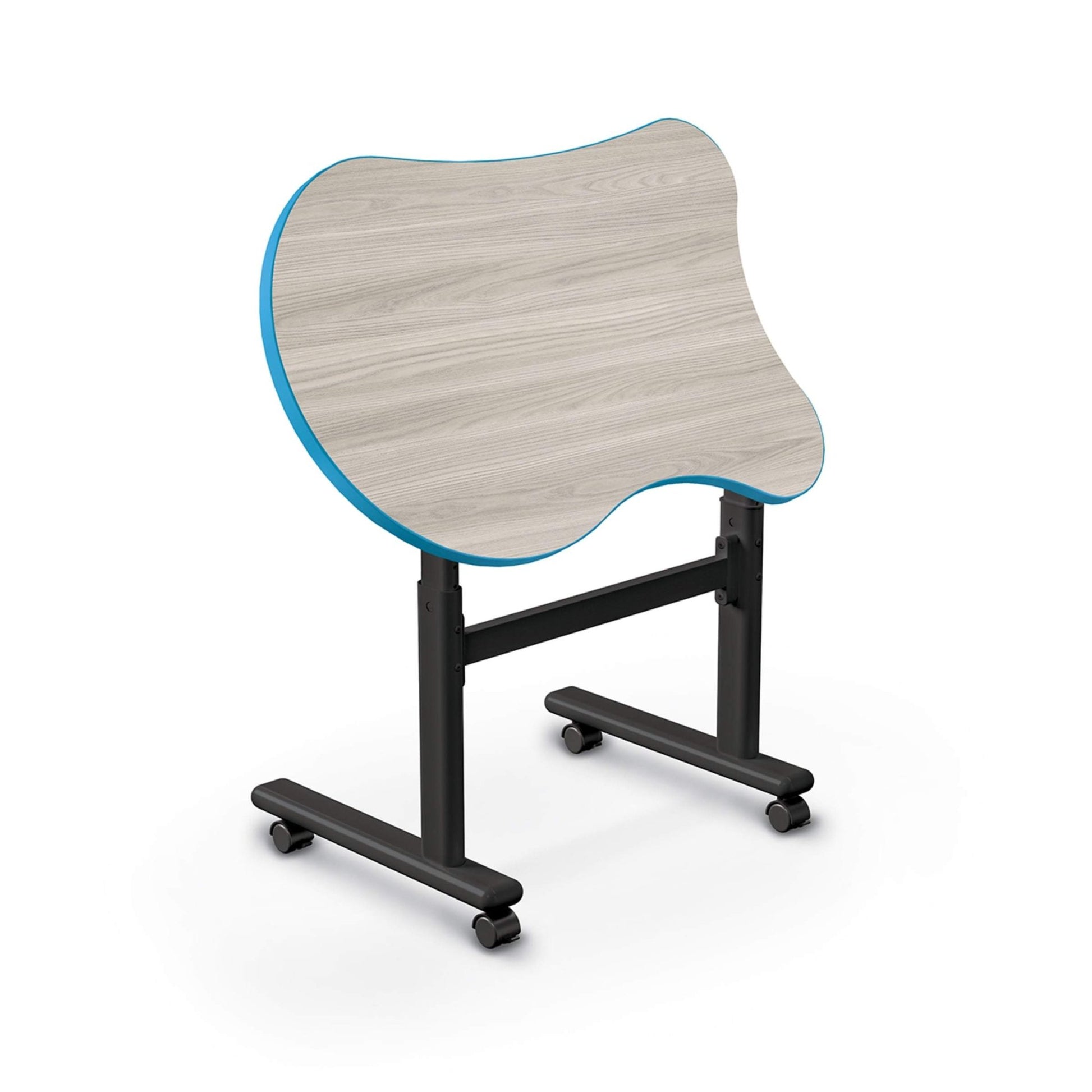 Mooreco Height Adjustable Flipper Desk - Beluga (MOR-91186-B-XXXX-XX) - SchoolOutlet