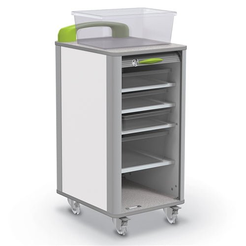 Mooreco Makerspace Mobile Tub Storage Cart - Smaller - 17.01"W x 21.02"D (Mooreco 91411) - SchoolOutlet