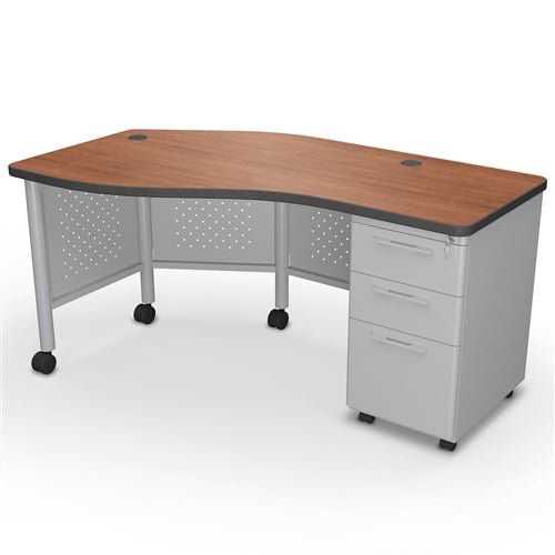 Mooreco 91785 Avid Modular Instructor Teacher's Desk 29.8"H x 60"W x 36.3"D - Right (Mooreco 91785) - SchoolOutlet