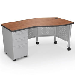Mooreco 91786 Avid Modular Instructor Teacher's Desk 29.8"H x 60"W x 36.3"D - Left (Mooreco 91786)