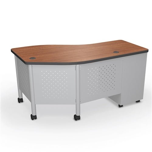 Mooreco 91786 Avid Modular Instructor Teacher's Desk 29.8"H x 60"W x 36.3"D - Left (Mooreco 91786) - SchoolOutlet