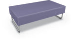 Mooreco Akt Soft Seating Lounge Loveseat Bench - Grade 02 Fabric and Powder Coated Sled Legs - SchoolOutlet