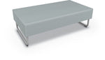 Mooreco Akt Soft Seating Lounge Loveseat Bench - Grade 02 Fabric and Powder Coated Sled Legs - SchoolOutlet