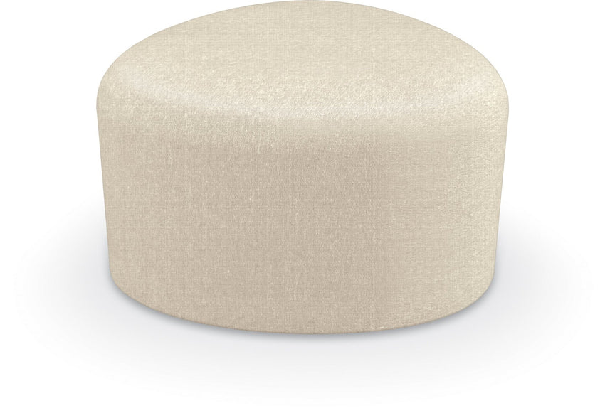 Mooreco Akt Soft Seating Lounge Small Ottoman - Grade 02 Fabric and Powder Coated Sled Legs - SchoolOutlet