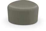 Mooreco Akt Soft Seating Lounge Small Ottoman - Grade 02 Fabric and Powder Coated Sled Legs - SchoolOutlet