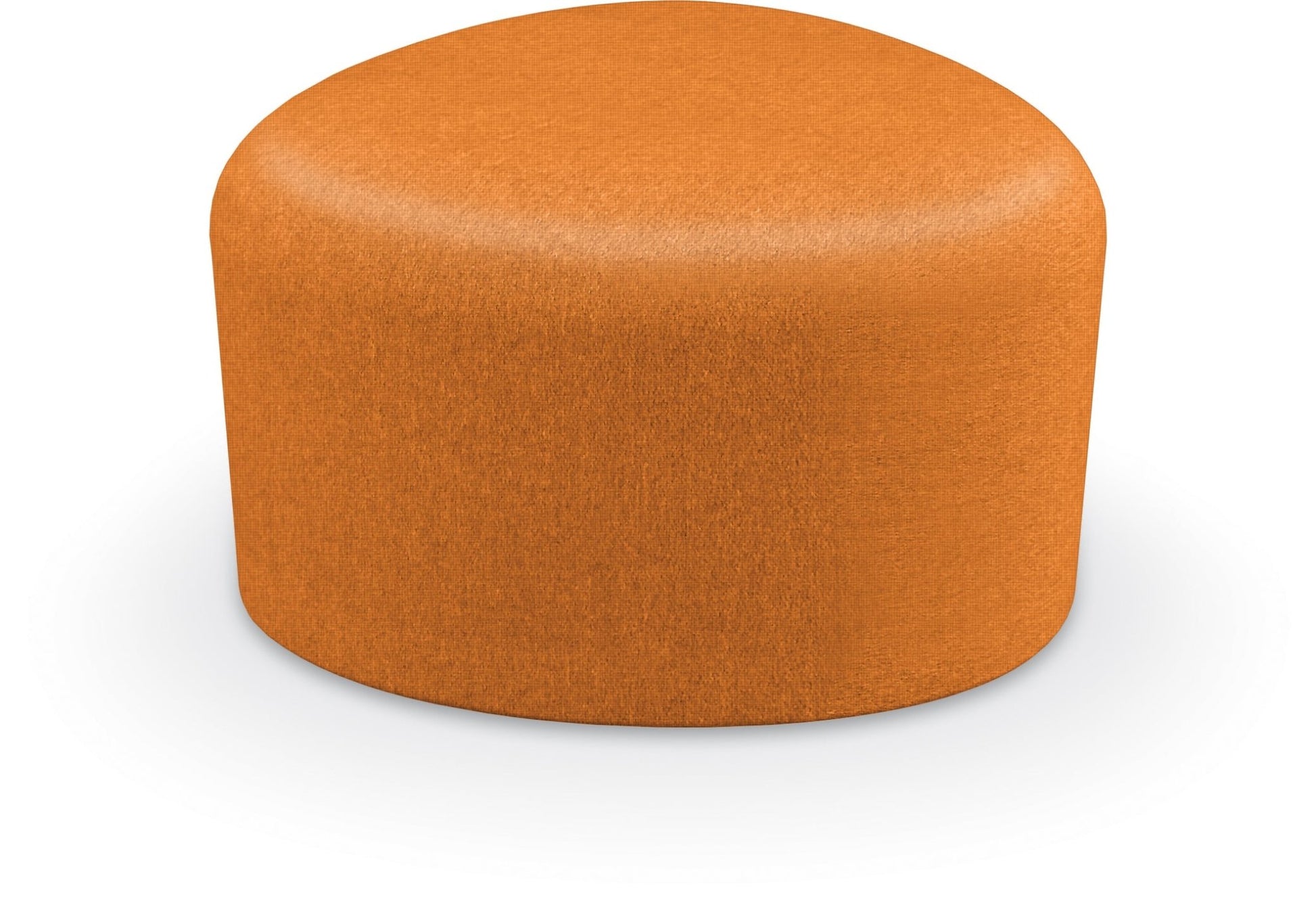 Mooreco Akt Soft Seating Lounge Small Ottoman - Grade 02 Fabric and Powder Coated Sled Legs - SchoolOutlet