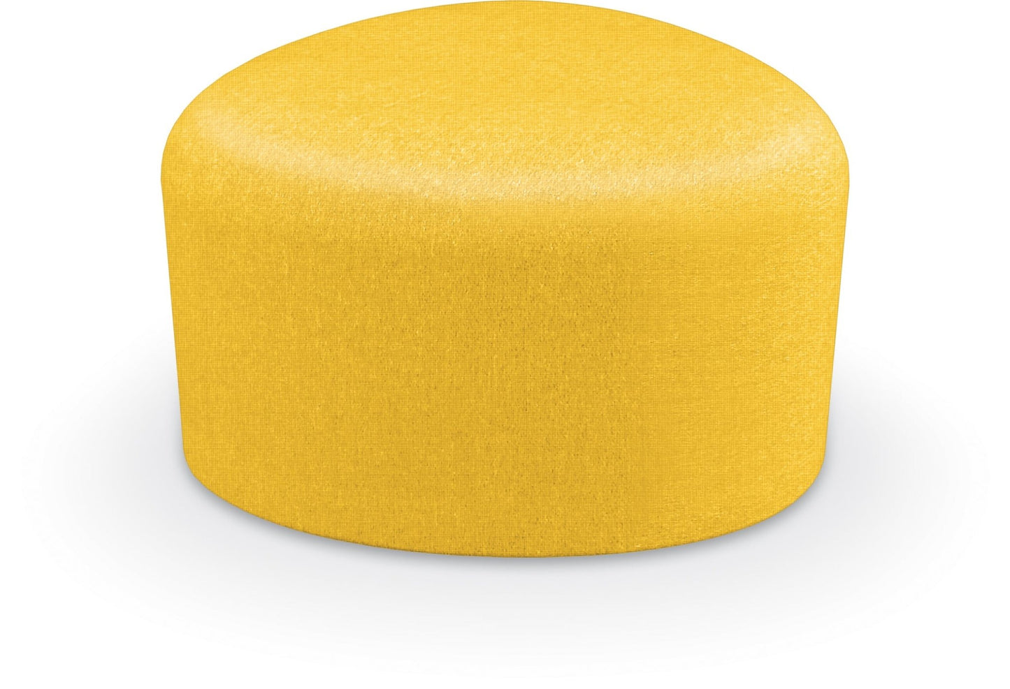 Mooreco Akt Soft Seating Lounge Small Ottoman - Grade 02 Fabric and Powder Coated Sled Legs - SchoolOutlet