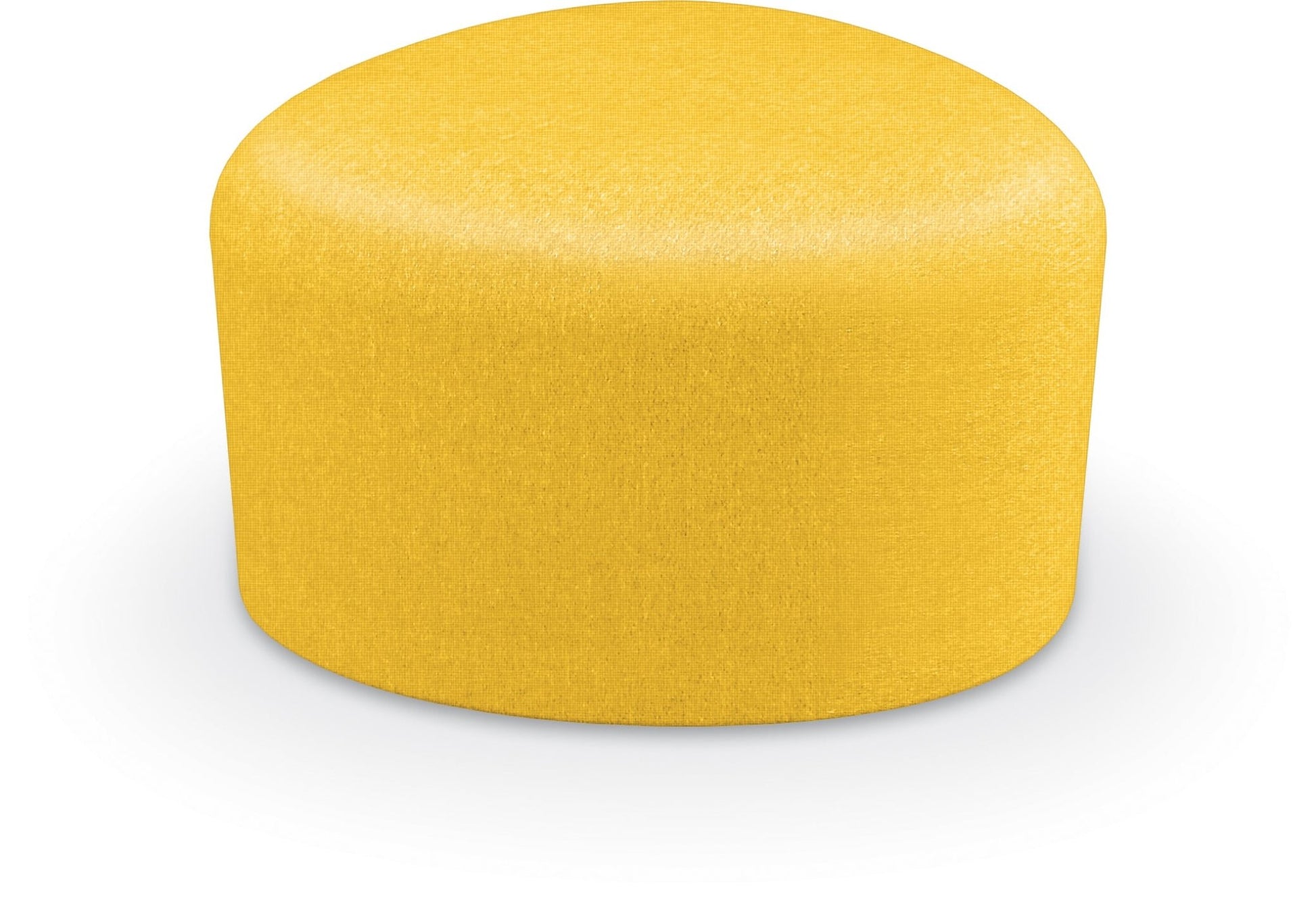 Mooreco Akt Soft Seating Lounge Small Ottoman - Grade 02 Fabric and Powder Coated Sled Legs - SchoolOutlet