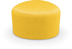 Mooreco Akt Soft Seating Lounge Small Ottoman - Grade 02 Fabric and Powder Coated Sled Legs - SchoolOutlet
