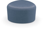 Mooreco Akt Soft Seating Lounge Small Ottoman - Grade 02 Fabric and Powder Coated Sled Legs - SchoolOutlet
