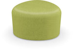 Mooreco Akt Soft Seating Lounge Small Ottoman - Grade 02 Fabric and Powder Coated Sled Legs - SchoolOutlet