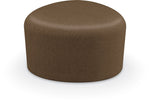 Mooreco Akt Soft Seating Lounge Small Ottoman - Grade 02 Fabric and Powder Coated Sled Legs - SchoolOutlet