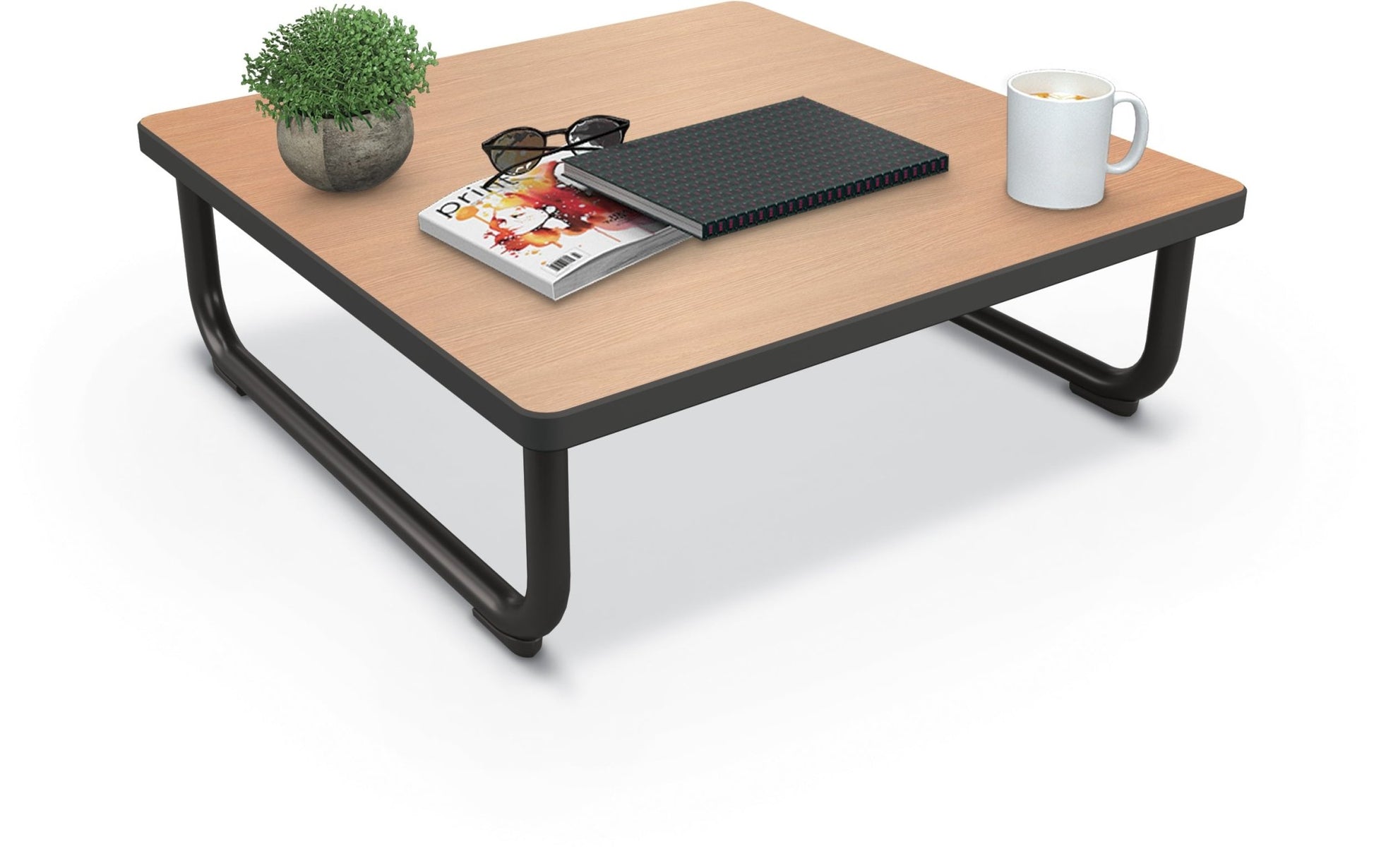 Mooreco Akt Lounge Single Seat Table - High-pressure Laminate (HPL) Top Surface - SchoolOutlet
