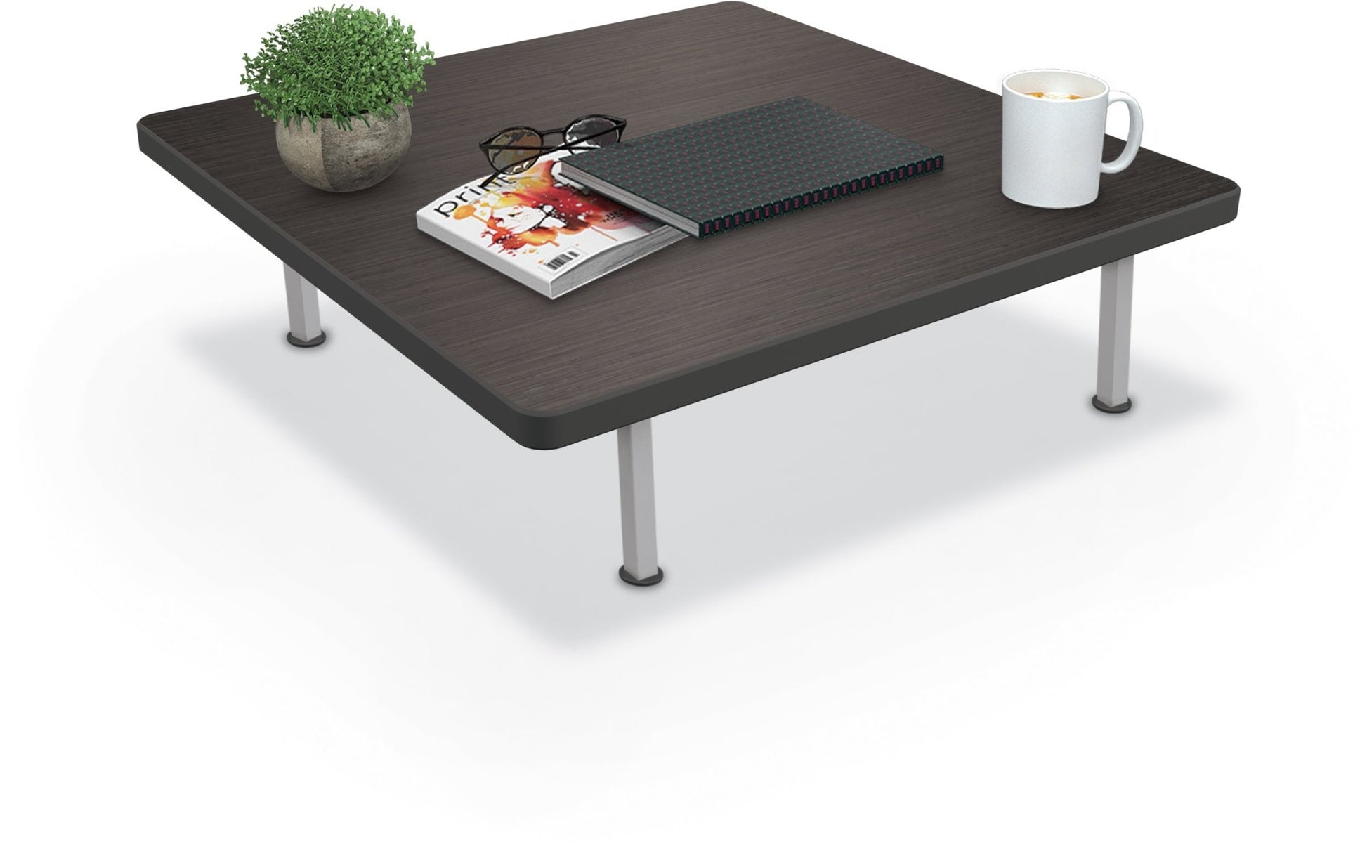 Mooreco Akt Lounge Single Seat Table - High-pressure Laminate (HPL) Top Surface - SchoolOutlet