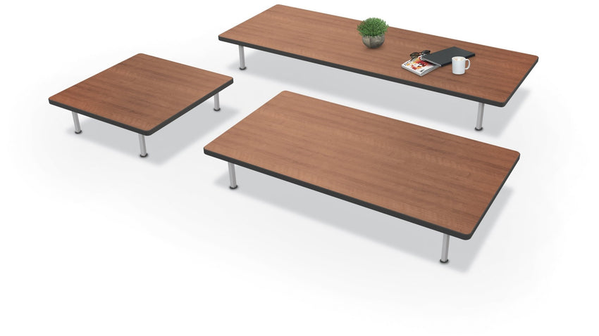 Mooreco Akt Lounge Loveseat Table - High-pressure Laminate (HPL) Top Surface - SchoolOutlet