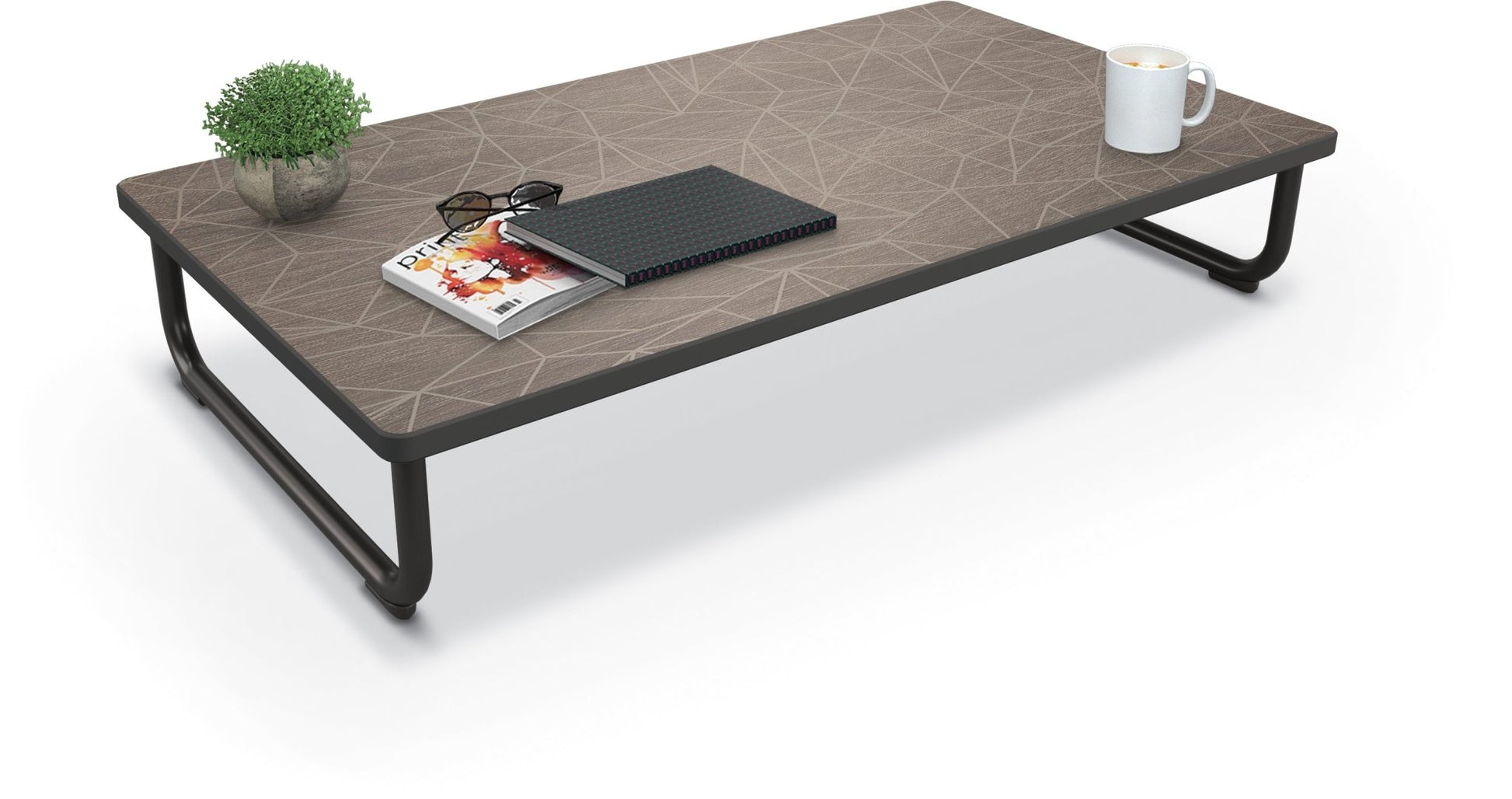 Mooreco Akt Lounge Loveseat Table - High-pressure Laminate (HPL) Top Surface - SchoolOutlet