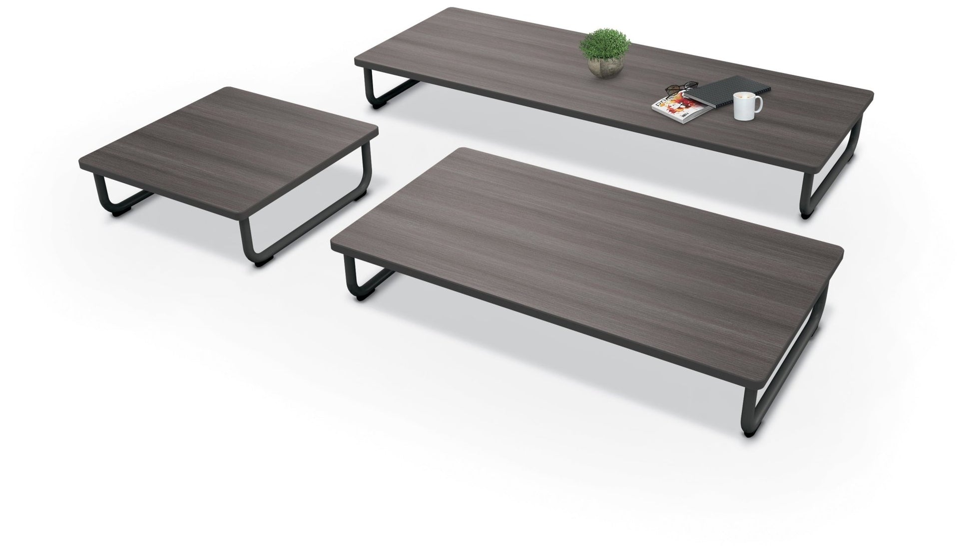 Mooreco Akt Lounge Loveseat Table - High-pressure Laminate (HPL) Top Surface - SchoolOutlet