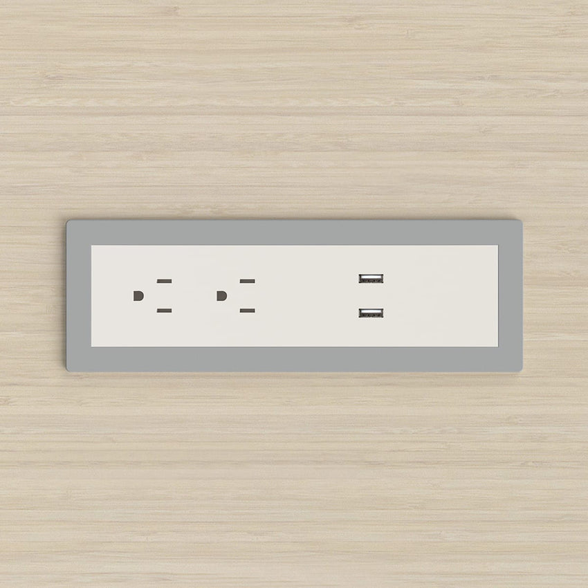 Mooreco Face-Up Electrical Unit for Soft Seating or Laminate Tops (MOR-E3) - SchoolOutlet