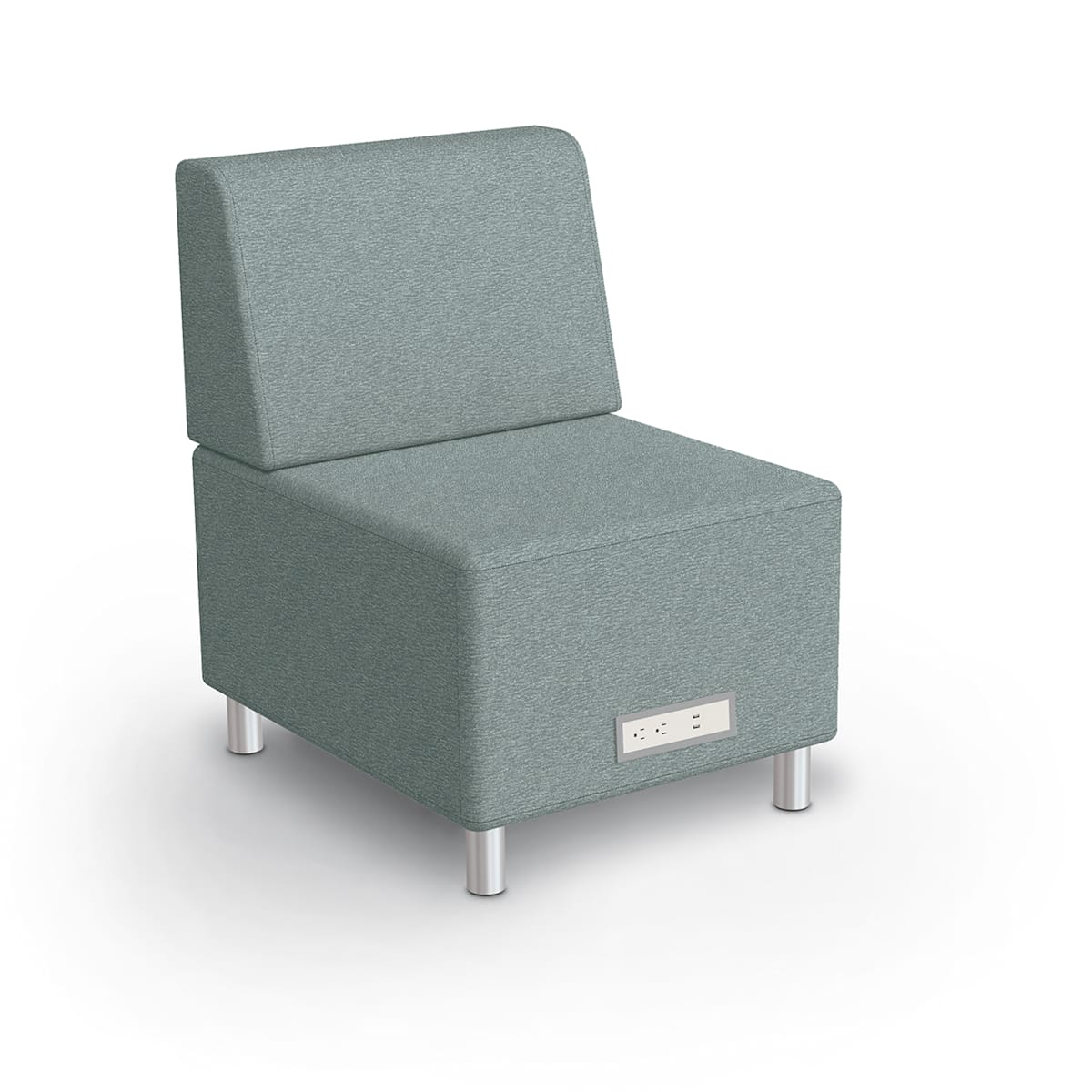 Mooreco Face-Up Electrical Unit for Soft Seating or Laminate Tops (MOR-E3) - SchoolOutlet