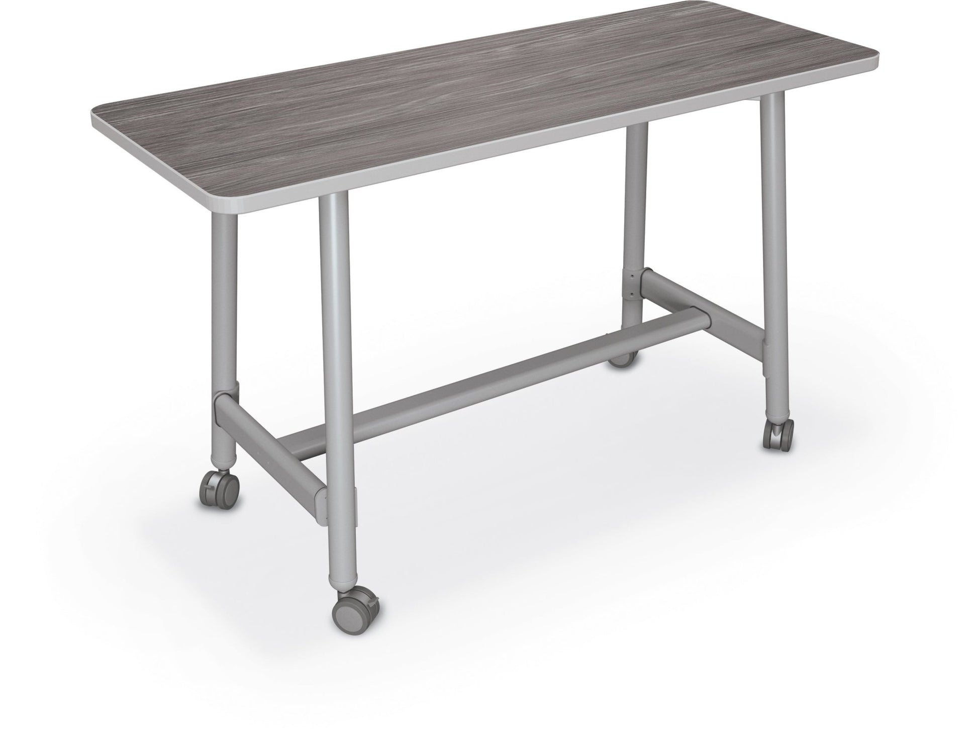 Mooreco Akt Table – 20"D x 60"W Rectangle, Laminate Top, Fixed Height Available in 29"H, 36"H, or 42"H - SchoolOutlet