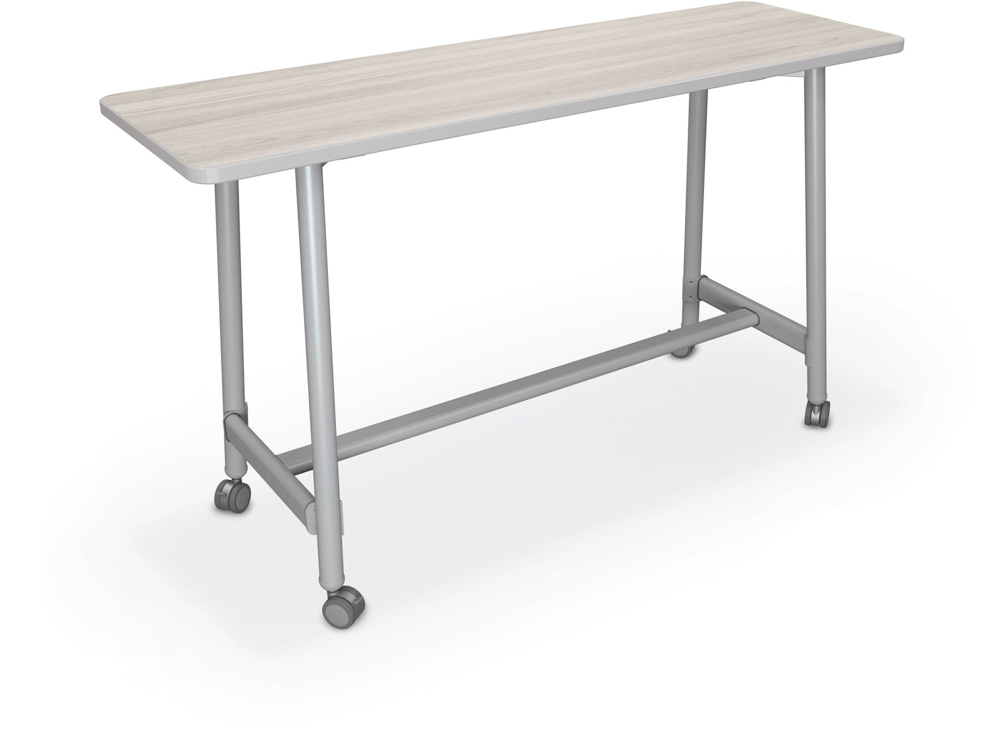 Mooreco Akt Table – 20"D x 72"W Rectangle, Laminate Top, Fixed Height Available in 29"H, 36"H, or 42"H - SchoolOutlet