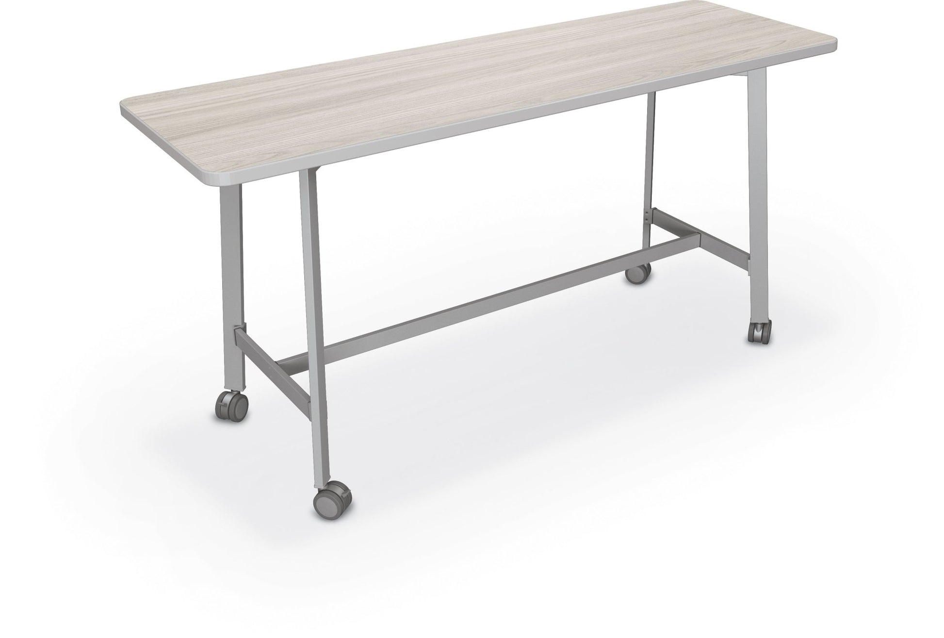 Mooreco Akt Table – 24"D x 72"W Rectangle, Laminate Top, Fixed Height Available in 29"H, 36"H, or 42"H - SchoolOutlet