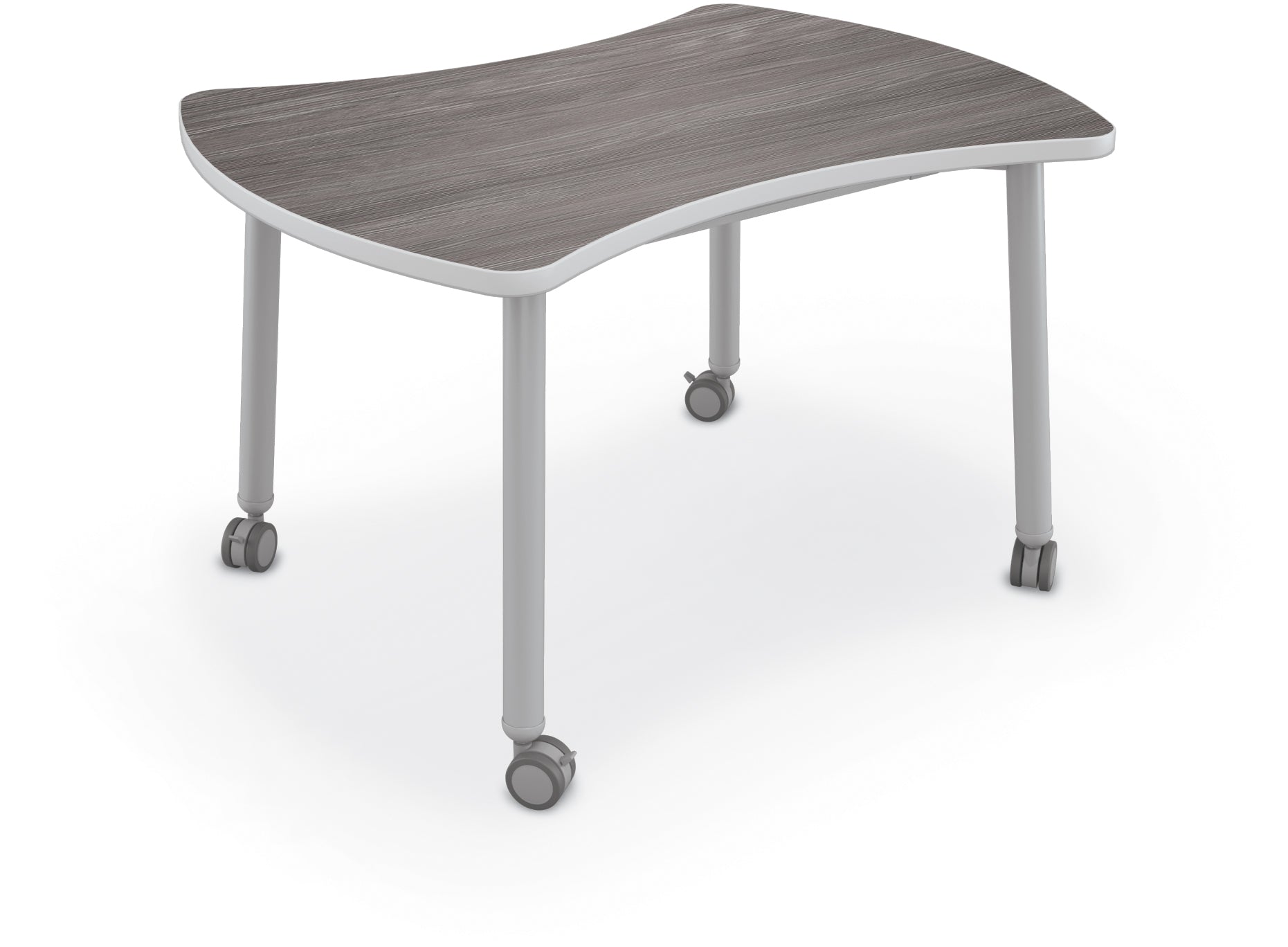 Mooreco Akt Table – Quad, Laminate Top, Fixed Height Available in 29"H, 36"H, or 42"H - SchoolOutlet