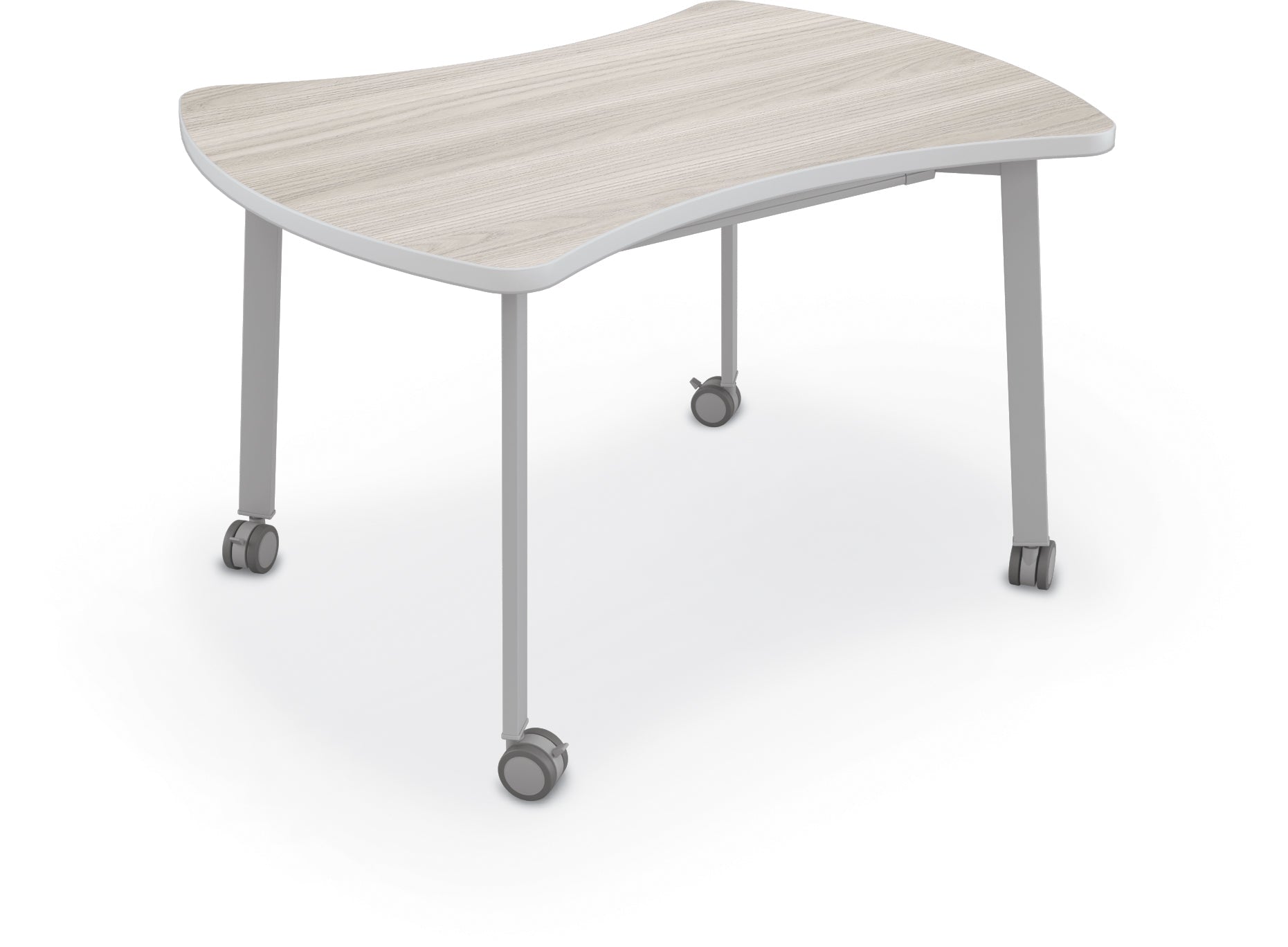 Mooreco Akt Table – Quad, Laminate Top, Fixed Height Available in 29"H, 36"H, or 42"H - SchoolOutlet