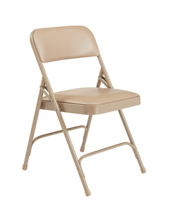 NPS 1200 Series Premium Vinyl Upholstered Double Hinge Folding Chair (National Public Seating NPS-1200)