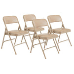 NPS 1200 Series Premium Vinyl Upholstered Double Hinge Folding Chair (National Public Seating NPS-1200) - SchoolOutlet