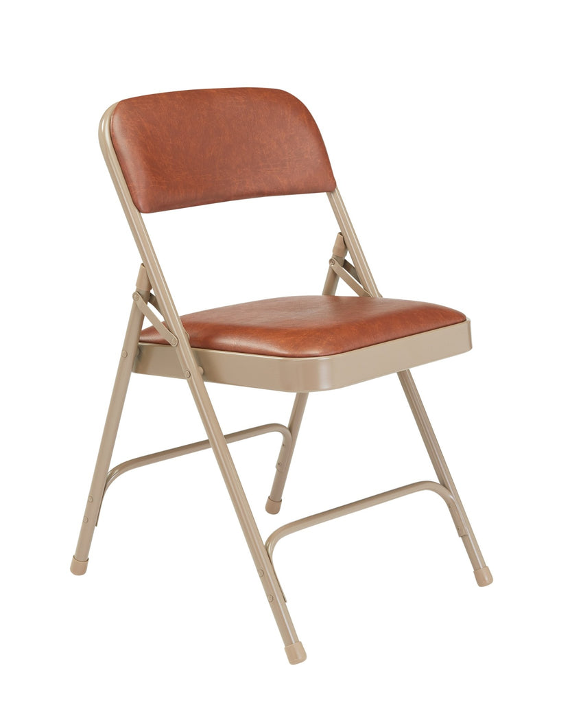 NPS 1200 Series Premium Vinyl Upholstered Double Hinge Folding Chair (National Public Seating NPS-1200) - SchoolOutlet