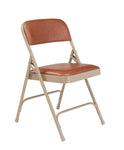 NPS 1200 Series Premium Vinyl Upholstered Double Hinge Folding Chair (National Public Seating NPS-1200) - SchoolOutlet