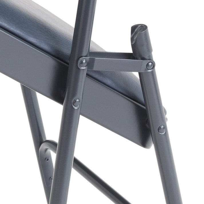 NPS 1300 Series Vinyl Upholstered Premium Folding Chair Triple Brace ...