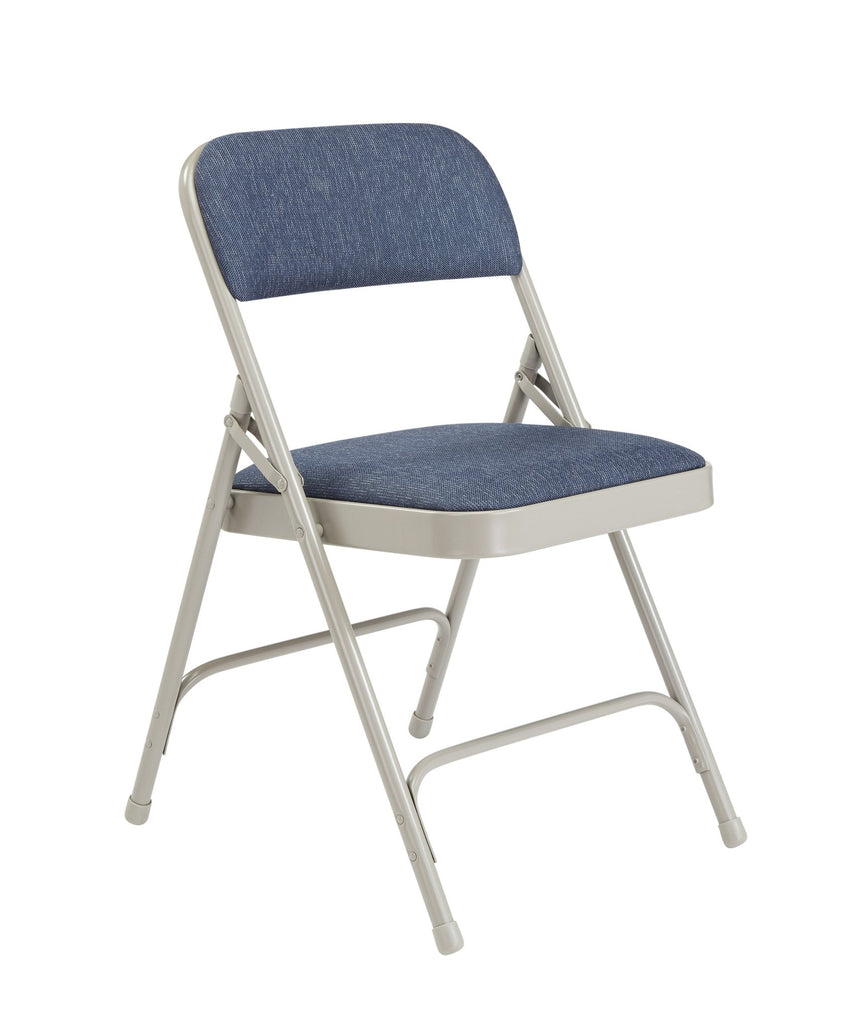 UBesGoo 6 Pack Folding Chairs Cushioned Padded Seat Wedding Foldable Chairs With Metal Frame Home Office Party Use Black