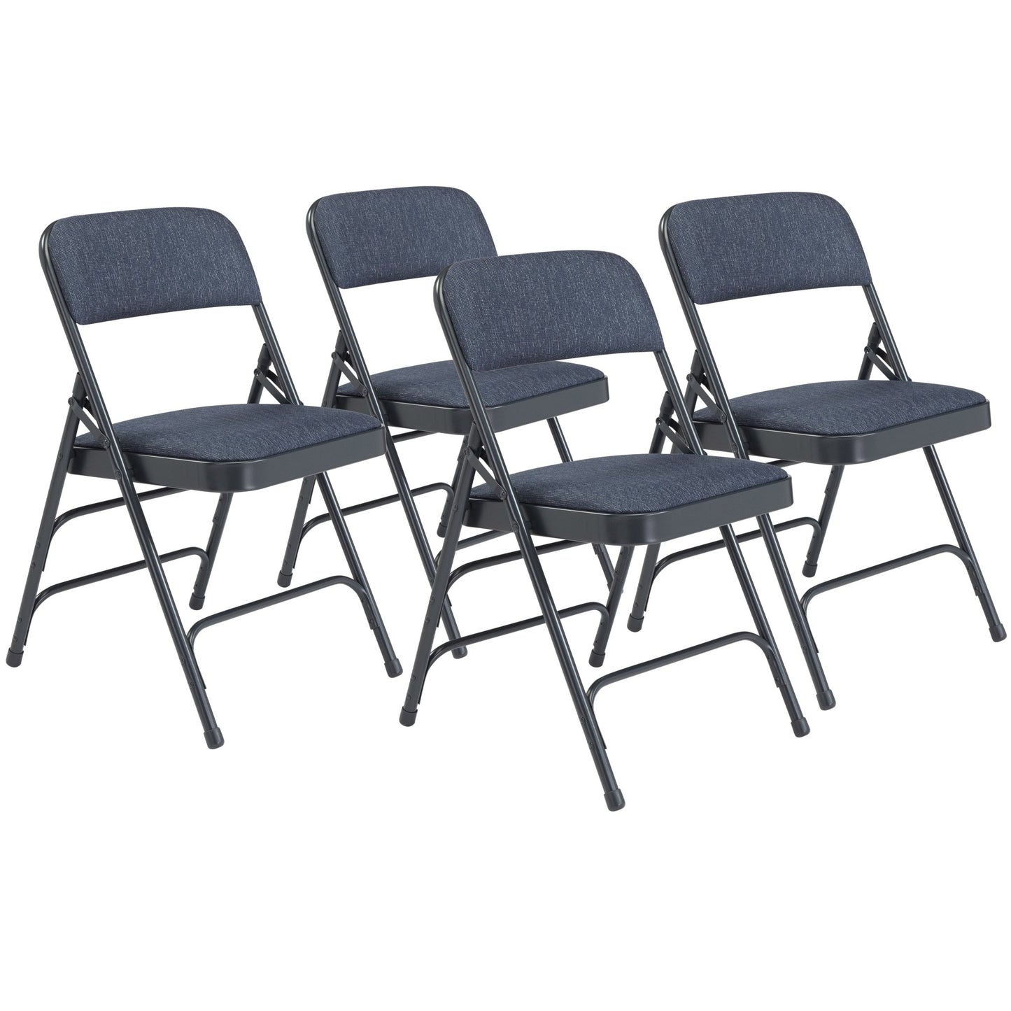 NPS 2300 Series Fabric Upholstered Premium Folding Chair Triple Brace Double Hinge (National Public Seating NPS-2300) - SchoolOutlet