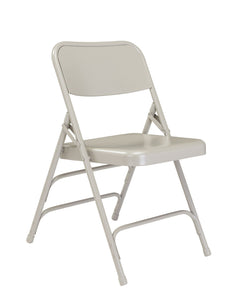 NPS 300 Series Premium All Triple Brace Double Hinge Steel Folding Chair (National Public Seating NPS-300)