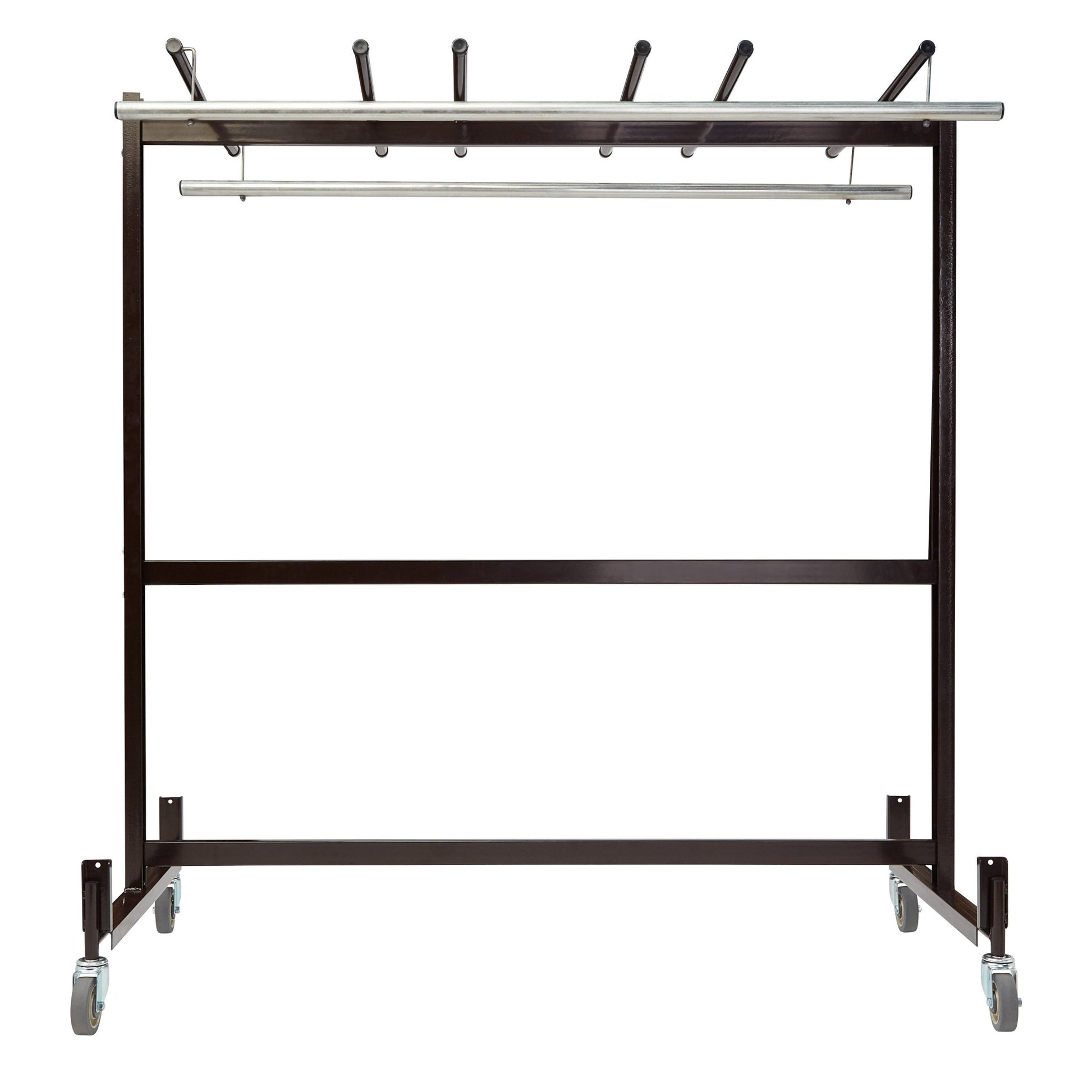 NPS Table & Chair Storage Truck with Checkerette Bars, Combination Caddy - 8 Table Caddy (National Public Seating NPS-42-8-60) - SchoolOutlet