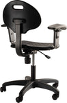 NPS Kangaroo Task Chair Polyurethane Seat and Backrest with Arms adjusts 16