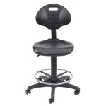 Lab and Science Shop Stool Polyurethane Seat and Backrest adjusts 22