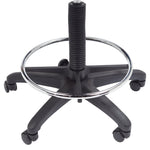 NPS Kangaroo Shop Stool Polyurethane Seat and Backrest with Arms adjusts 22