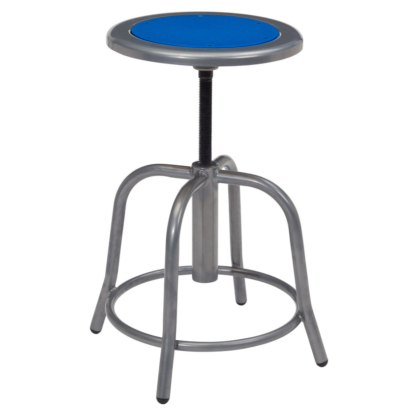 NPS 6800 Series 18" - 24" Adjustable Height Designer Swivel Stool (National Public Seating NPS-6800) - SchoolOutlet