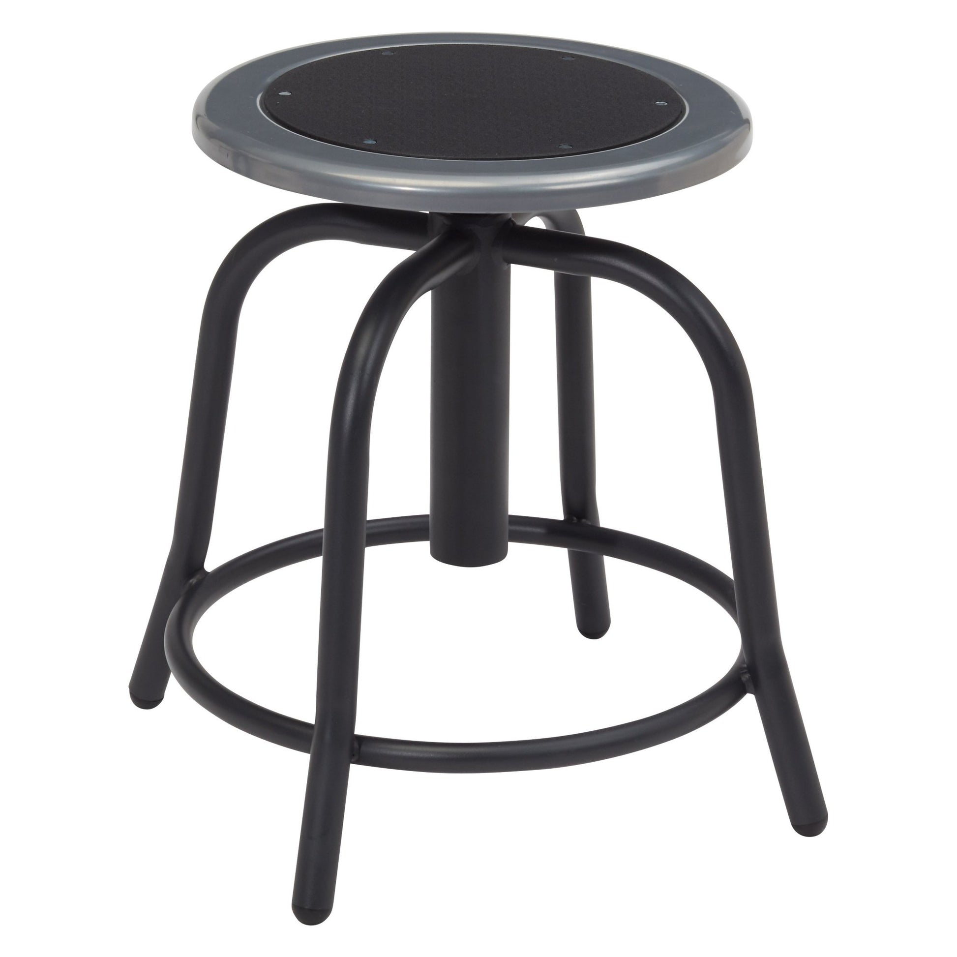 NPS 6800 Series 18" - 24" Adjustable Height Designer Swivel Stool (National Public Seating NPS-6800) - SchoolOutlet