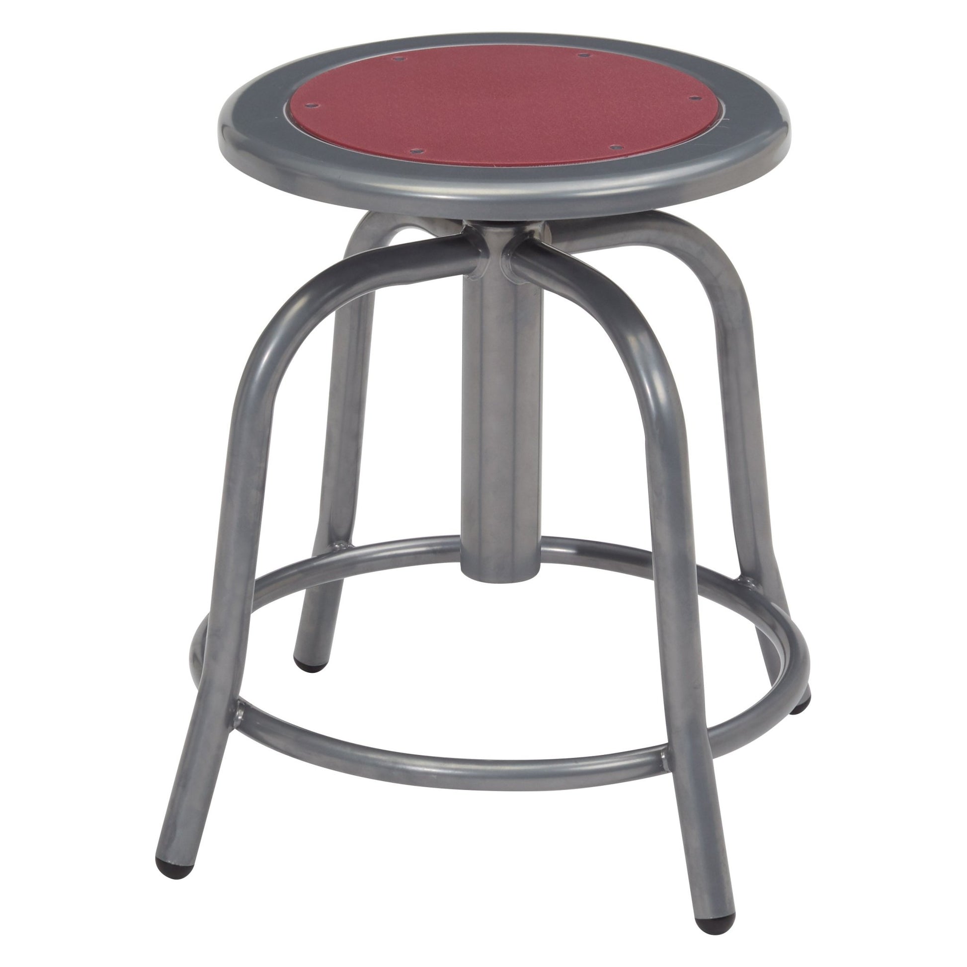 NPS 6800 Series 18" - 24" Adjustable Height Designer Swivel Stool (National Public Seating NPS-6800) - SchoolOutlet