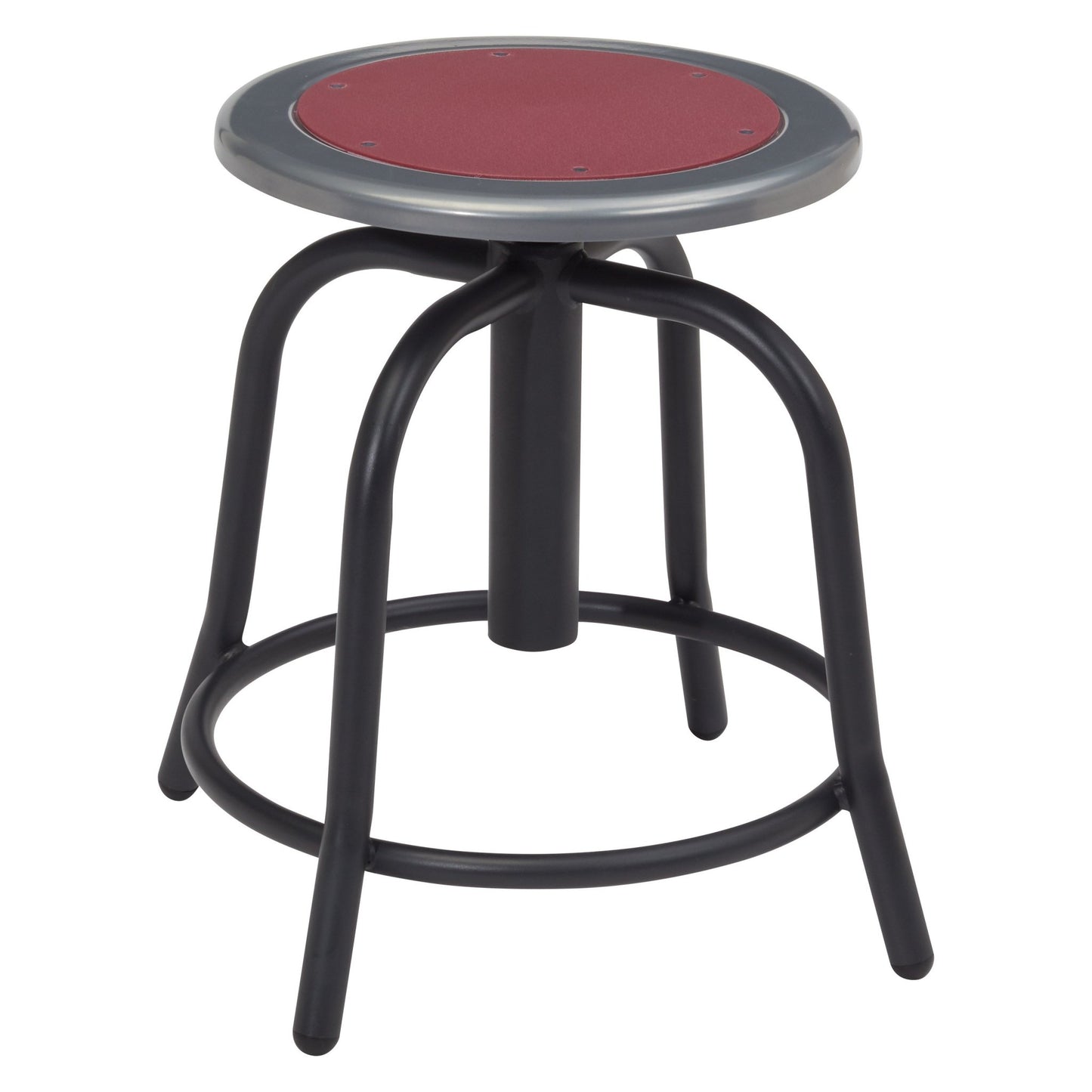 NPS 6800 Series 18" - 24" Adjustable Height Designer Swivel Stool (National Public Seating NPS-6800) - SchoolOutlet