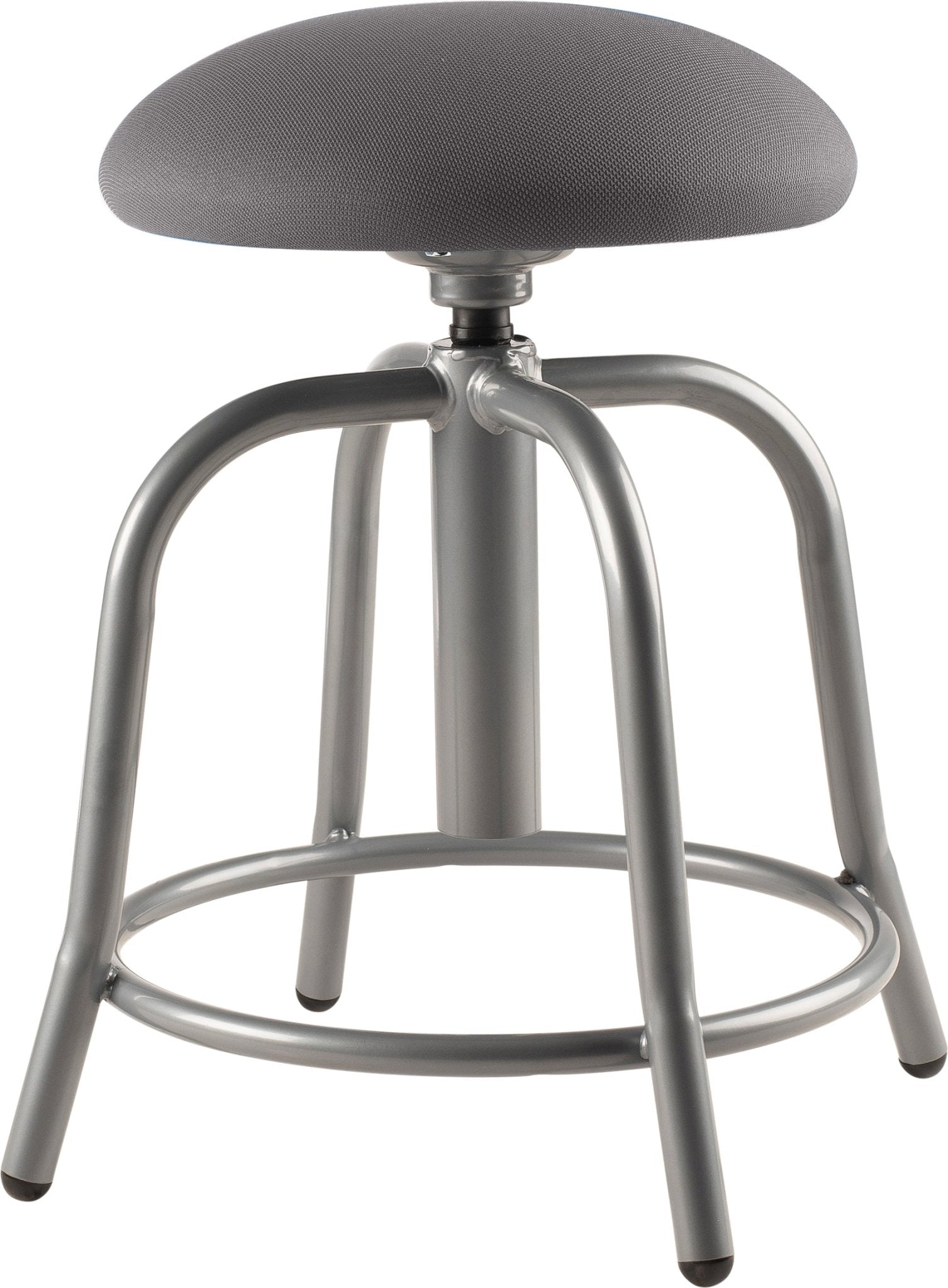 NPS 6800 Series 18" - 25" Adjustable Height Designer Stool, 3" Fabric Padded (National Public Seating NPS-6800S) - SchoolOutlet